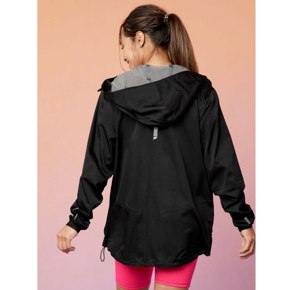 Fabletics Sierra Run Jacket Black S Lightweight Running Covers Bottom